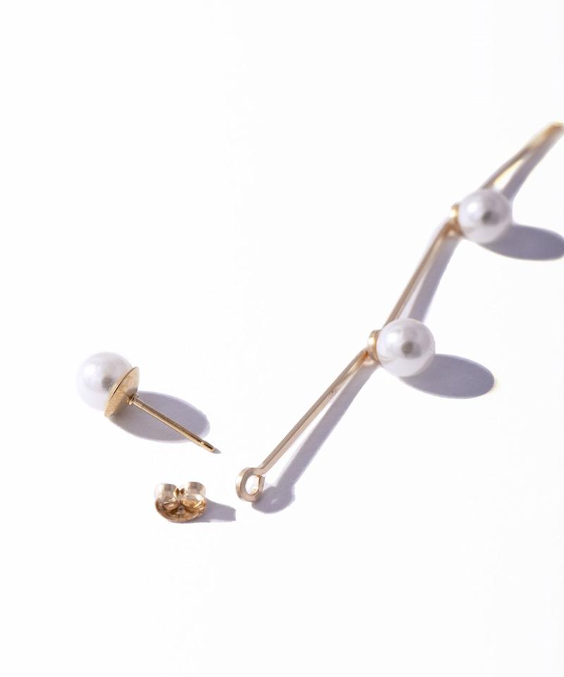 【DeWLuX】インアロウパールロングピアス