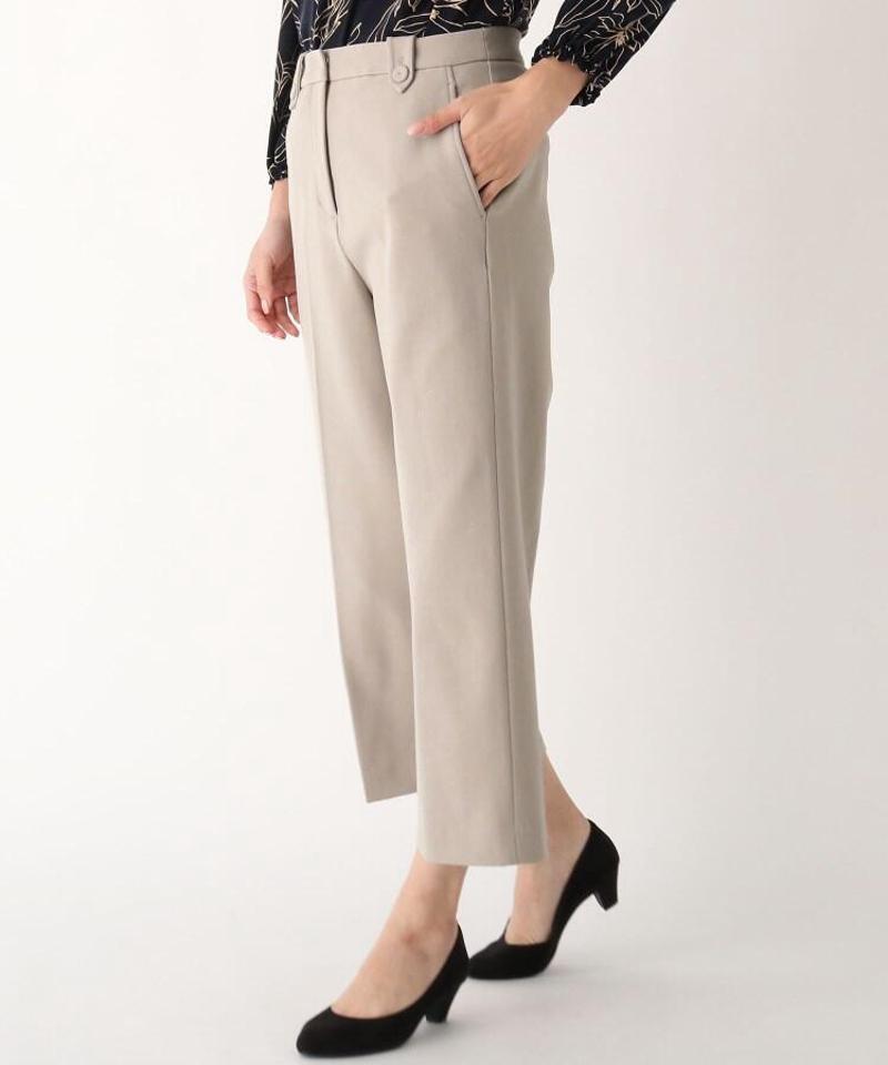 【洗える】ミセスのためのNEWシルエット2WAYストレッチ ストレートパンツ