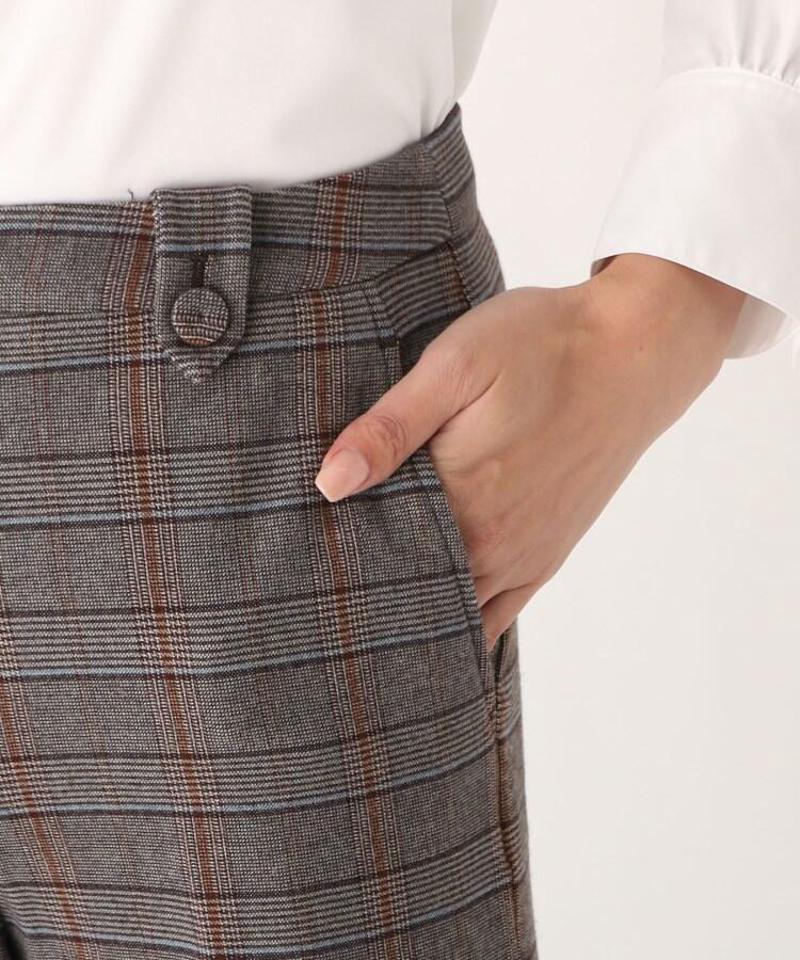 【洗える】ミセスのためのNEWシルエット2WAYストレッチ ストレートパンツ