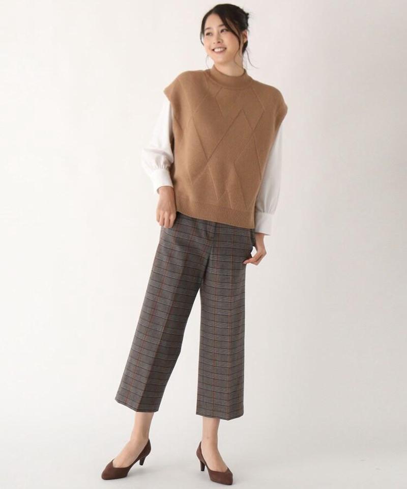 【洗える】ミセスのためのNEWシルエット2WAYストレッチ ストレートパンツ