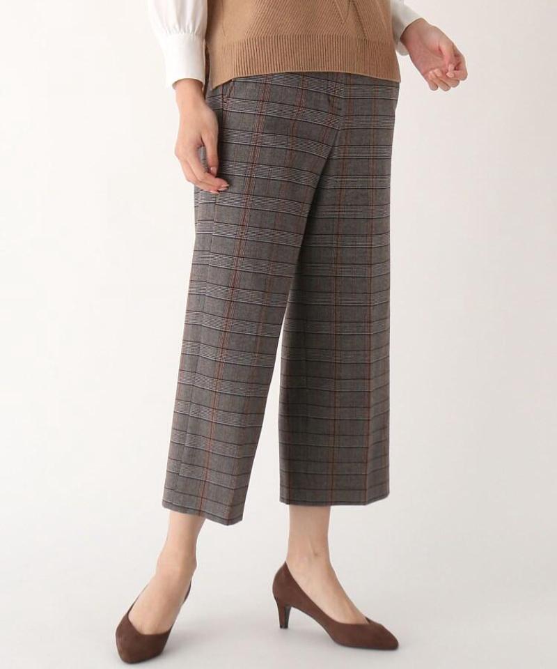 【洗える】ミセスのためのNEWシルエット2WAYストレッチ ストレートパンツ