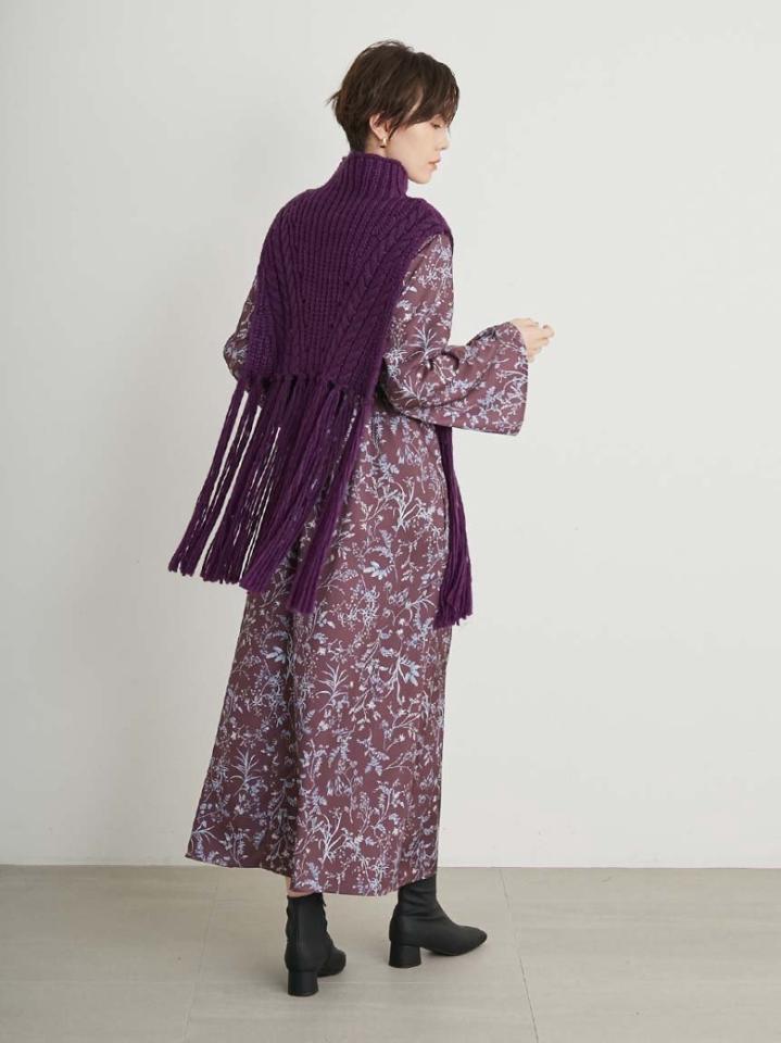 【emmi atelier】フリンジベスト