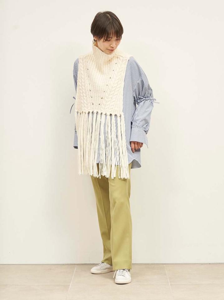 【emmi atelier】フリンジベスト
