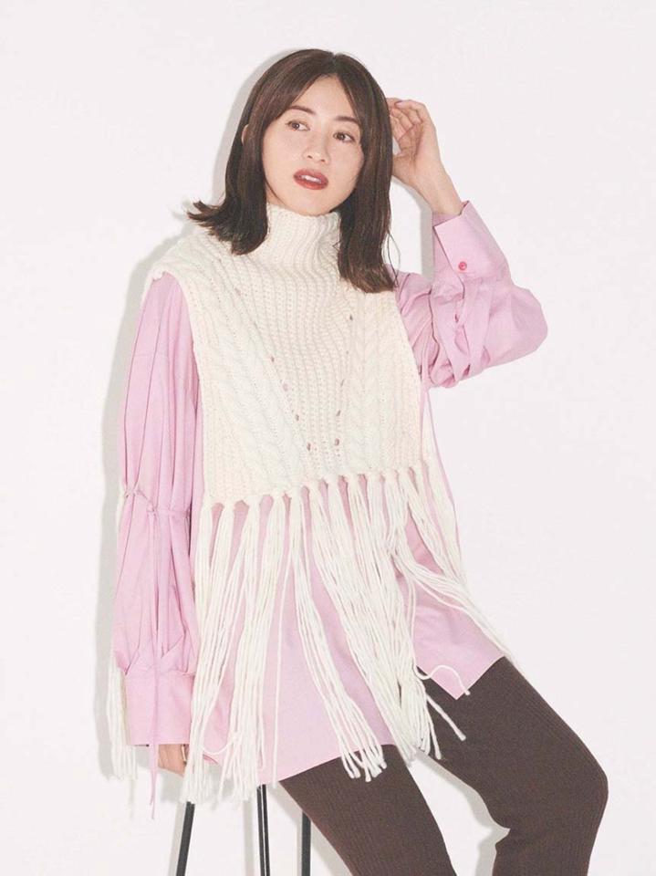 【emmi atelier】フリンジベスト