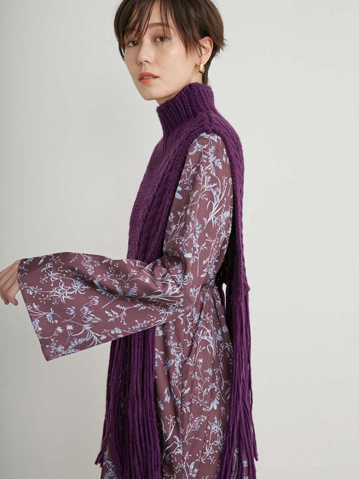 【emmi atelier】フリンジベスト