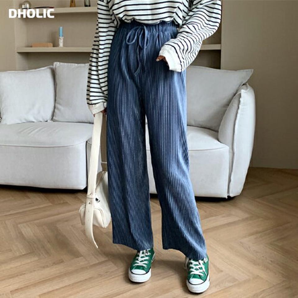 ベロアリブウエストゴムパンツ・全6色・t01143 レディース 【pt】韓国ファッション ボトムス パンツ ロング ロングパンツ ベロア リブ ゴム ベロアパンツ ストレート 無地 シンプル 美脚 ポケット 細身 足長 体型カーバー カジュアル 春 秋 NIJU