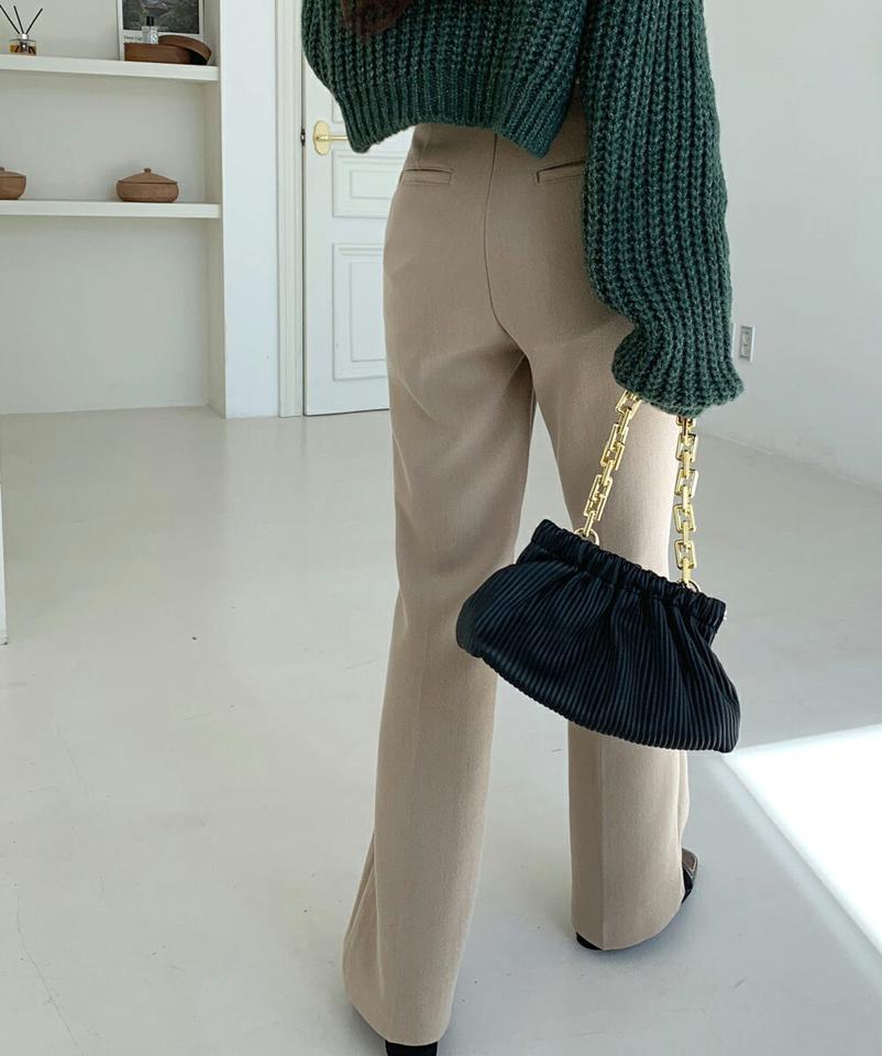 ワイドスラックスパンツ・全2色・t65640 レディース 【pt】韓国ファッション ボトムス ロング ロングパンツ スラックスパンツ スラックス ワイド ダーツ ロング丈 伸縮性 無地 ベーシック シンプル 足長 美脚 フェミニン 秋 冬