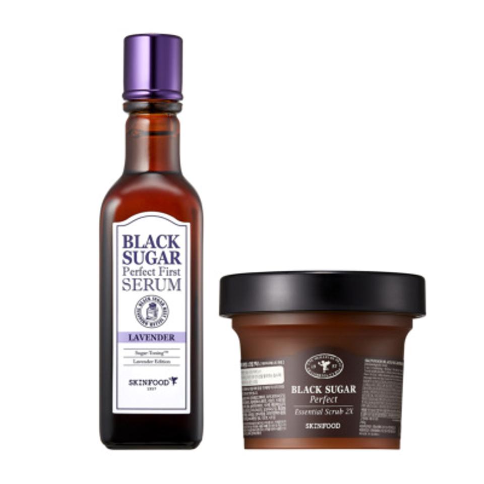 ブラックシュガー パーフェクトファーストセラム ラベンダー&2Xスクラブセット
