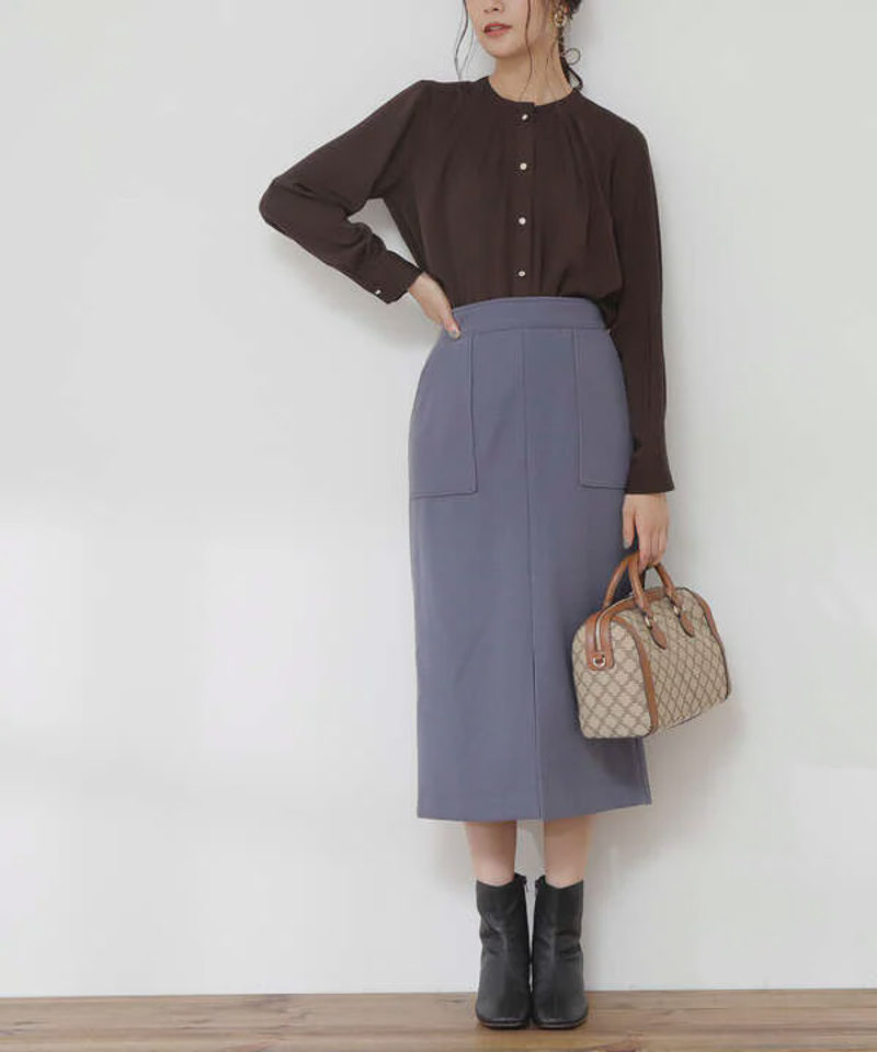 フロントスリットタイトスカート《S Size Line》