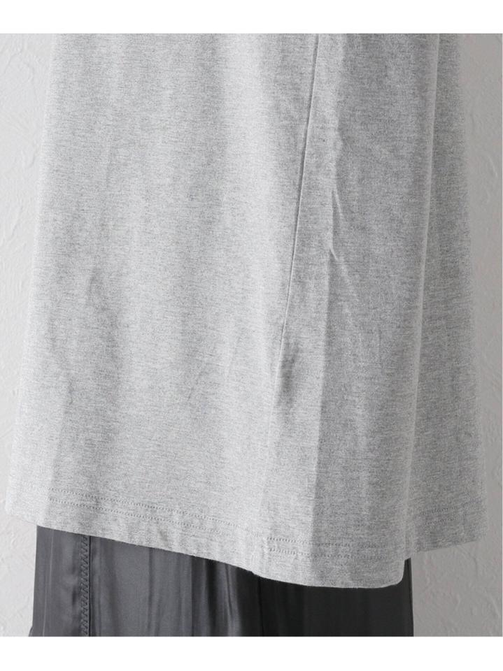 コットンテンジクプリントロングスリーブTシャツ