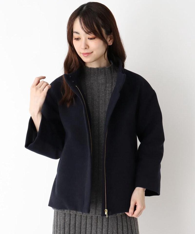 マシュマロタッチメルトンショートコート