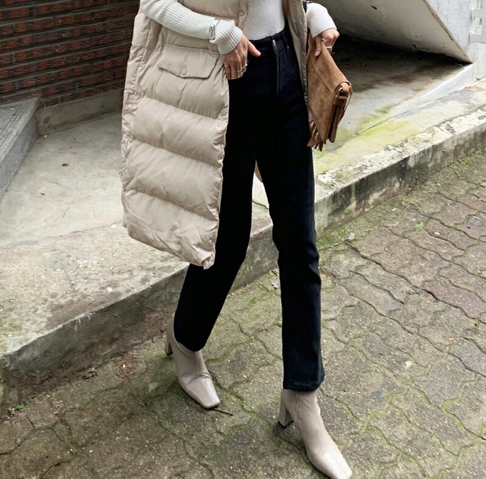 起毛ストレートパンツ・全2色・t70605 レディース 【pt】 ボトムス ロング ロングパンツ 起毛 スリム フィット ストレート 着痩せ 長足 カジュアル 秋 冬 韓国ファッション ハイホリHIHOLLI