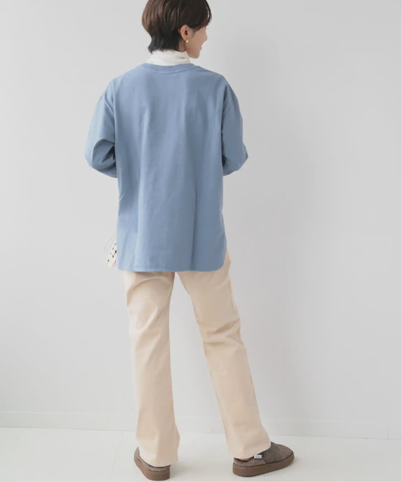 OE天竺ロゴプリントロングスリーブTEE◆（JOURNAL STANDARD relume）