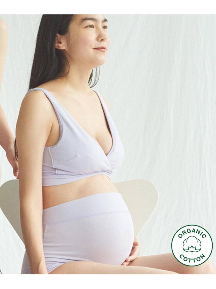 【for MOM】オーガニックコットン混 カシュクールブラ EMILY WEEK * IENA◆