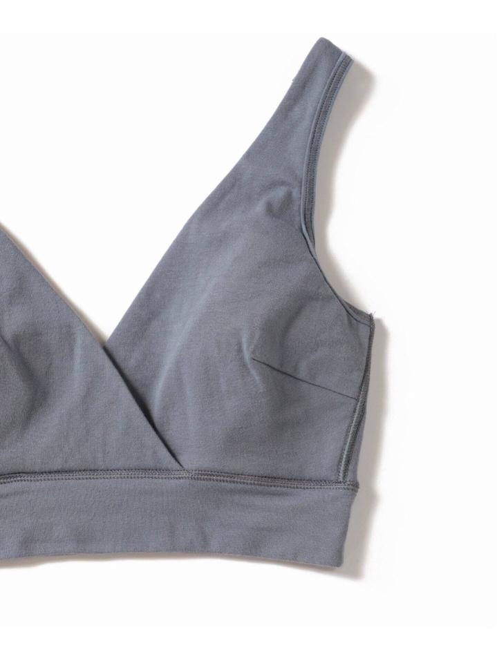 【for MOM】オーガニックコットン混 カシュクールブラ EMILY WEEK * IENA◆