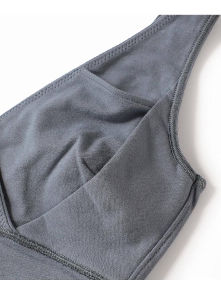 【for MOM】オーガニックコットン混 カシュクールブラ EMILY WEEK * IENA◆