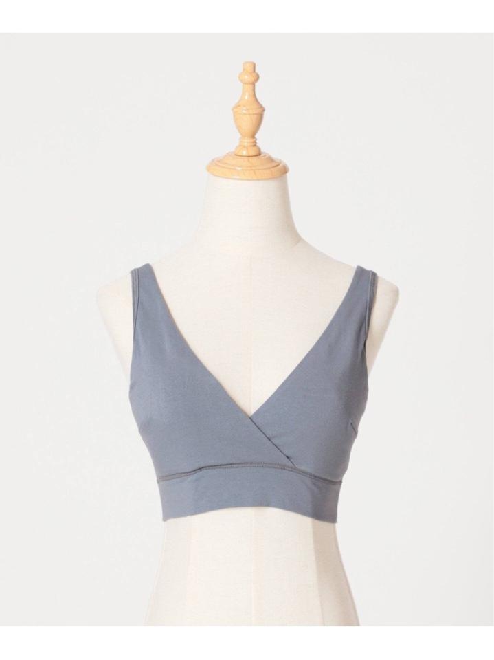 【for MOM】オーガニックコットン混 カシュクールブラ EMILY WEEK * IENA◆