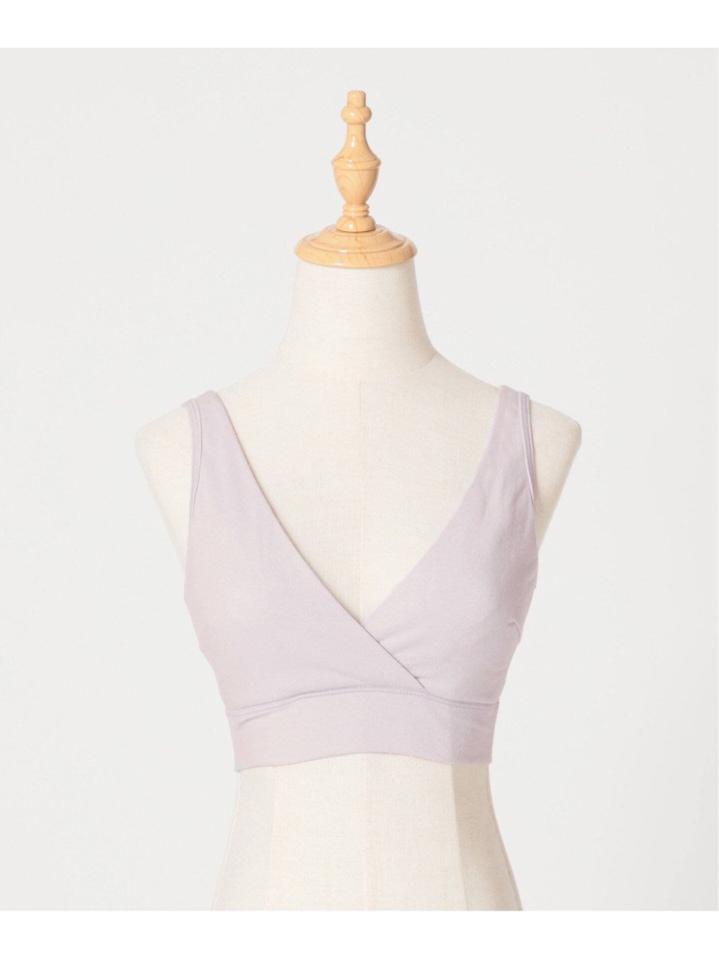 【for MOM】オーガニックコットン混 カシュクールブラ EMILY WEEK * IENA◆