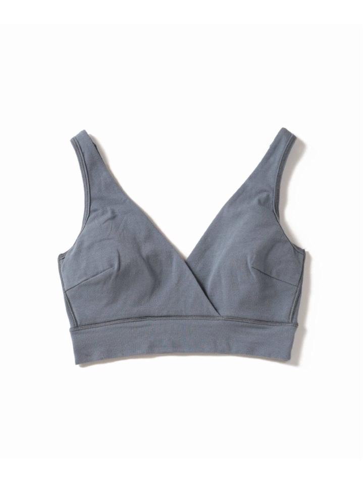 【for MOM】オーガニックコットン混 カシュクールブラ EMILY WEEK * IENA◆