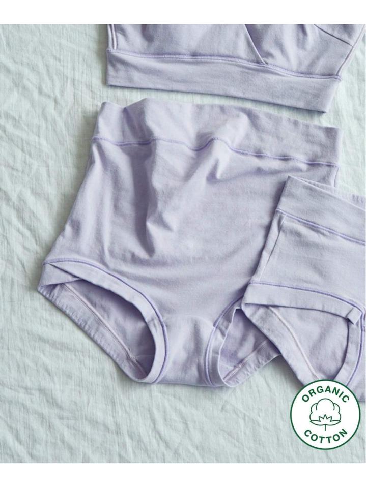 【for MOM】オーガニックコットン混 ハイウエストショーツ EMILY WEEK * IENA◆