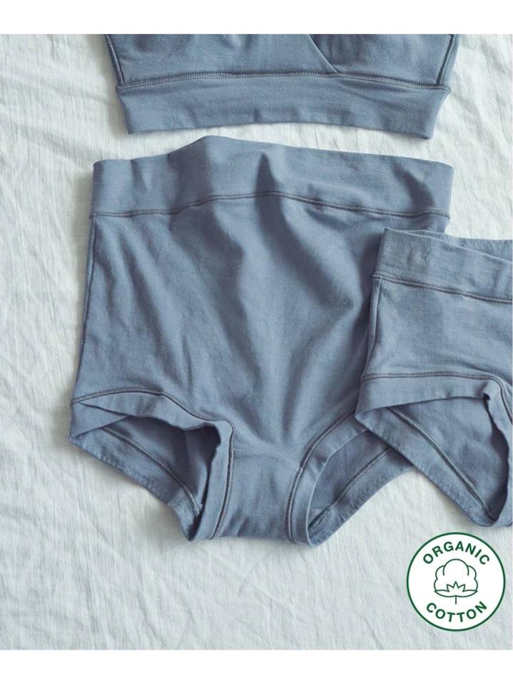 【for MOM】オーガニックコットン混 ハイウエストショーツ EMILY WEEK * IENA◆