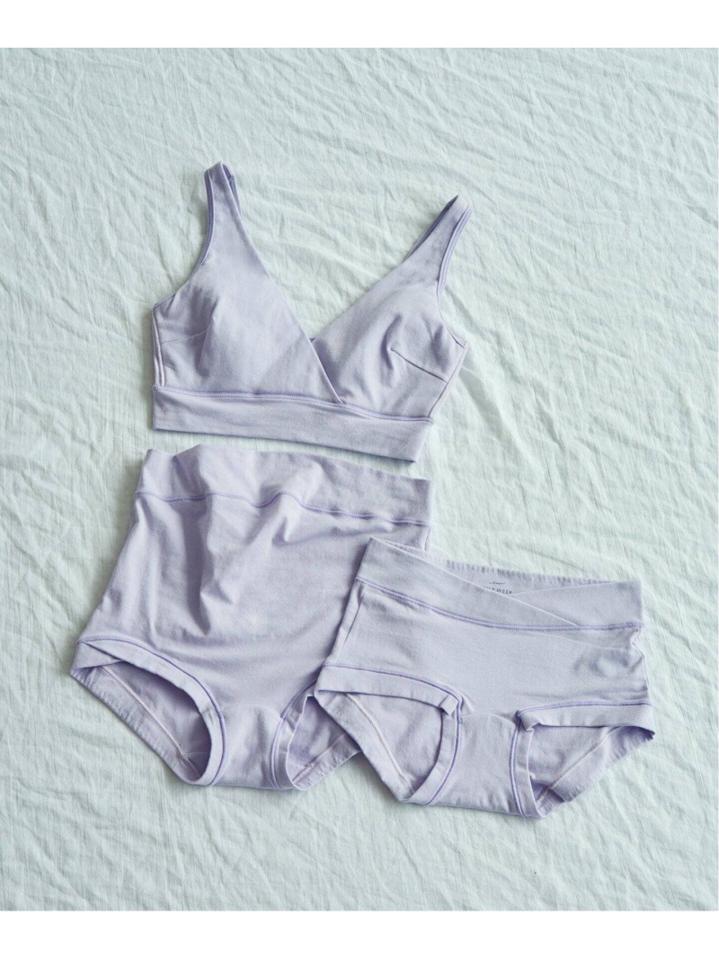 【for MOM】オーガニックコットン混 ハイウエストショーツ EMILY WEEK * IENA◆
