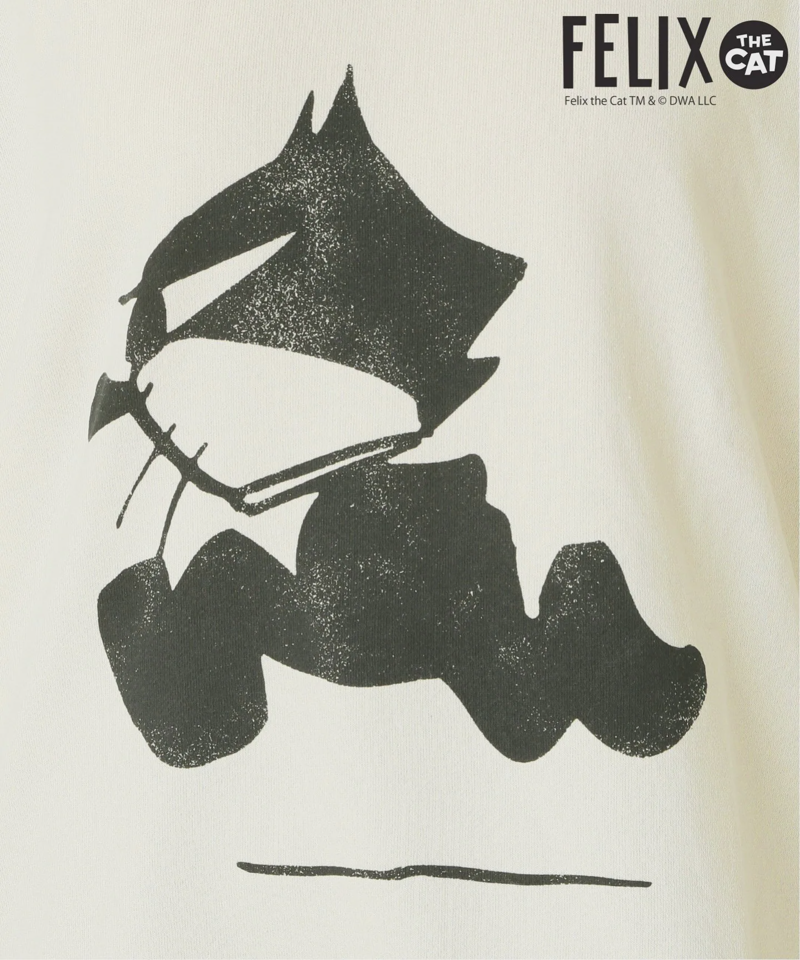 【FELIX THE CAT/フィリックス・ザ・キャット】 スリットスウェット◆（JOURNAL STANDARD relume）