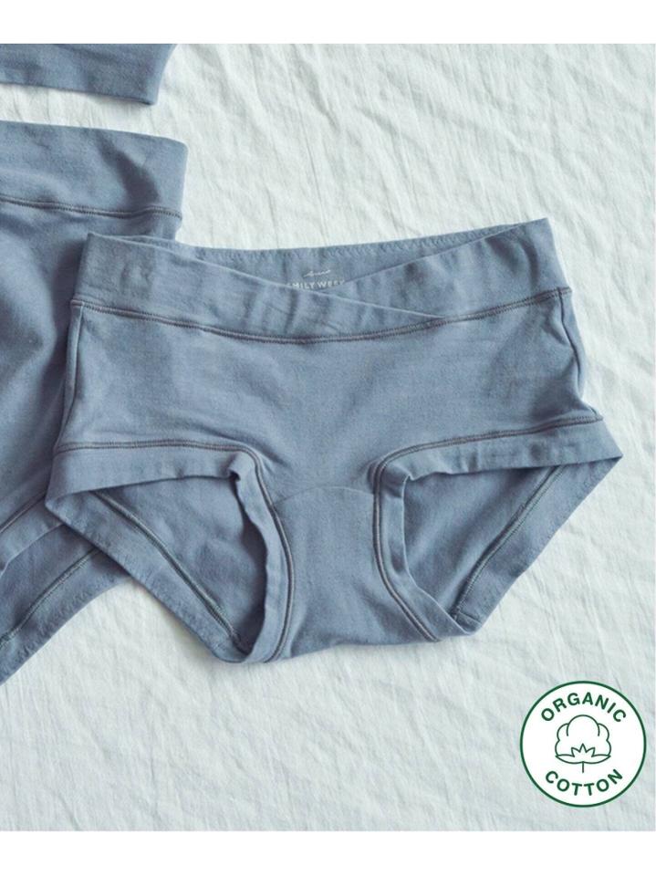 【for MOM】オーガニックコットン混 ボーイレッグショーツ EMLY WEEK * IENA◆