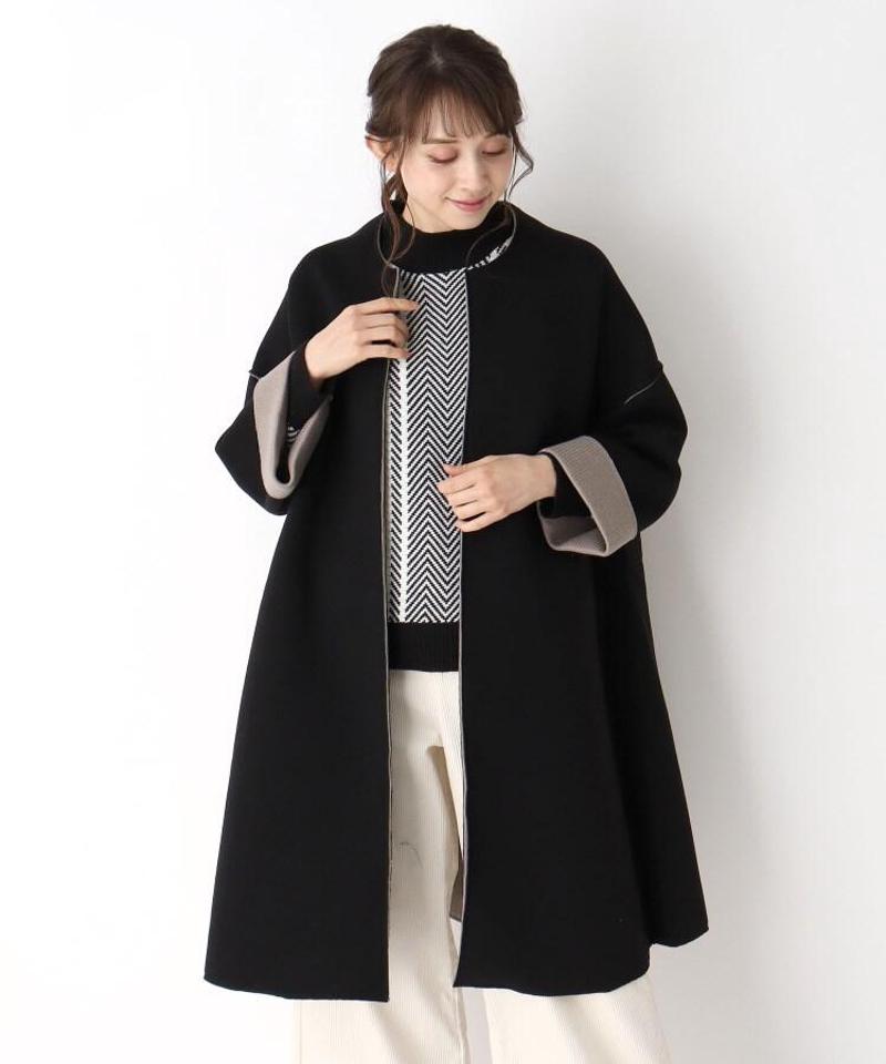 ボンディングオープンフロントロングコート