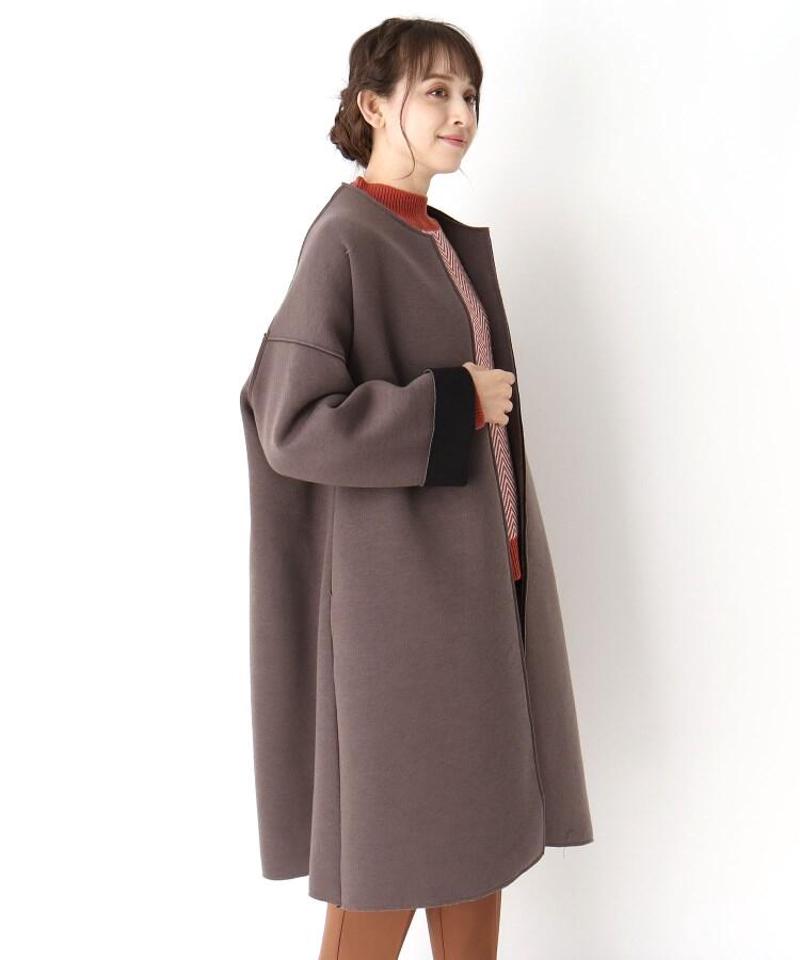ボンディングオープンフロントロングコート