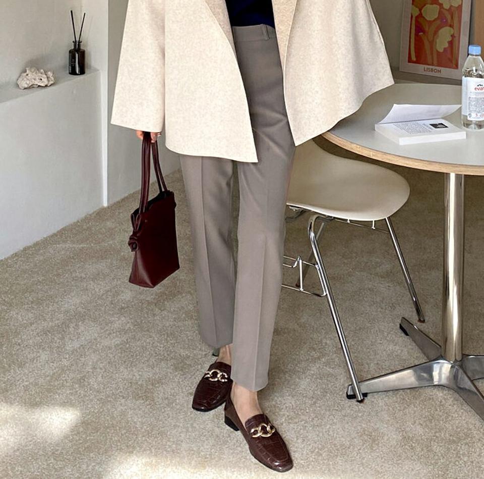 【送料無料】≪人気商品再入荷≫裏起毛スリムスラックス・全4色・t62995 レディース 【pt】韓国ファッション ボトムス スラックス パンツ 裏起毛 スリム 無地 ベーシック ポケット シンプル 体型カバー 足長 美脚 オケージョン フェミニン 秋 冬