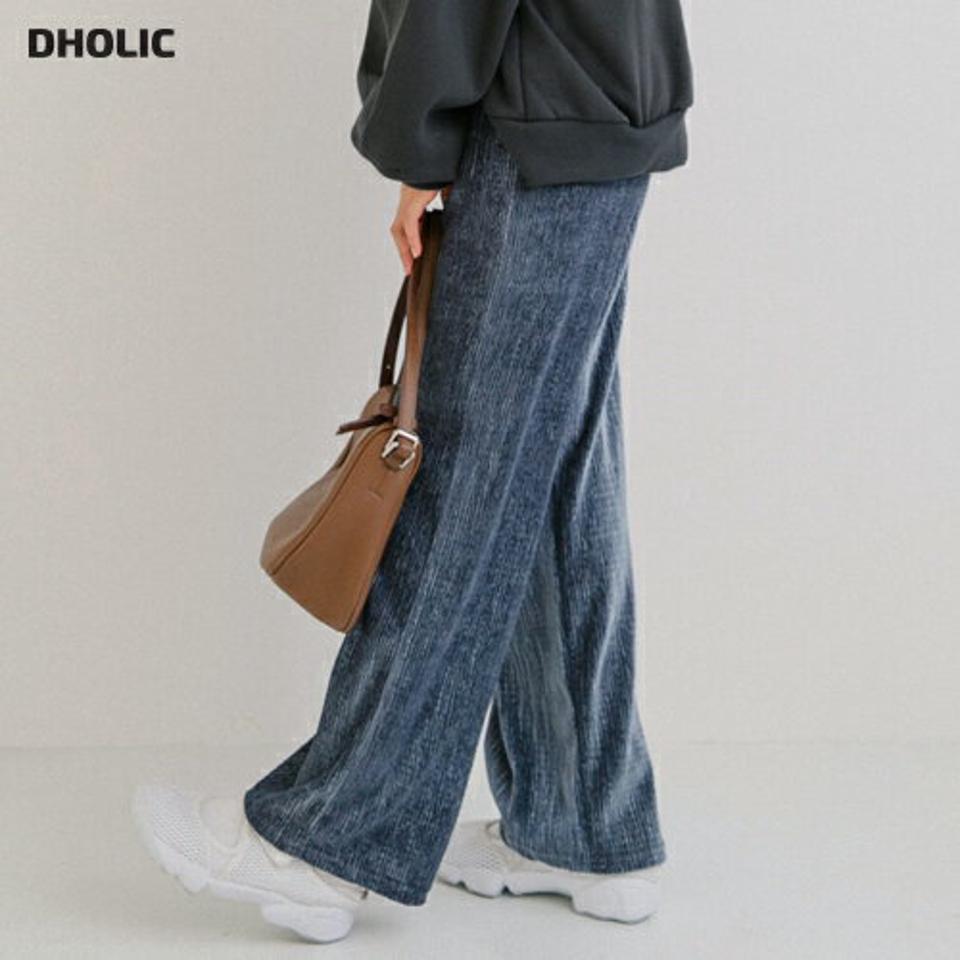 スエード調プリーツパンツ・全4色・t65239 レディース 【pt】韓国ファッション ボトムス パンツ ロング ロングパンツ スエード調 プリーツパンツ ロング丈 ゴム 無地 足長 細身 着痩せ 体型カバー シンプル 秋 冬 NIJU