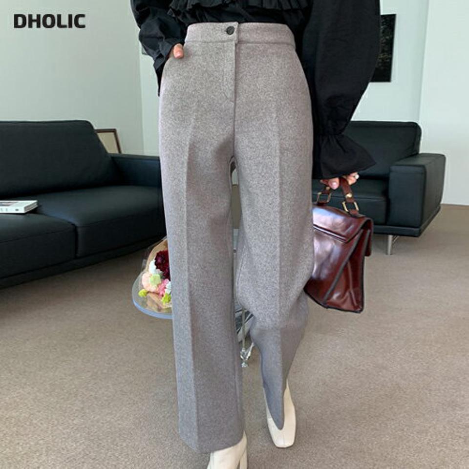 ハイウエストストレートスラックス・全3色・t66129 レディース 【pt】韓国ファッション ボトムス ロング ロングパンツ スラックスパンツ スラックス ハイウエスト ストレート 無地 単色 ベーシック ロング丈 シンプル 体型カバー 足長 美脚 秋 冬