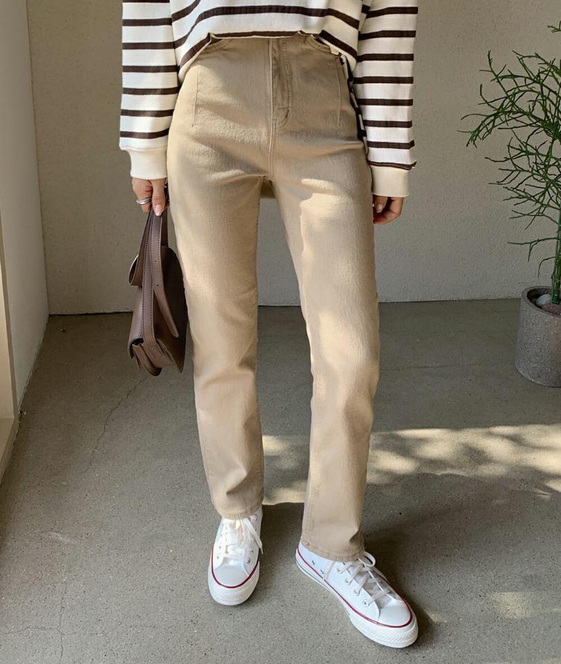 裏起毛ハイウエストスリムパンツ・全3色・t58396 レディース 【pt】韓国ファッション ボトムス ロング ロングパンツ 裏起毛 ハイウエスト スリムパンツ ロング丈 体型もカバー カジュアル 足長 無地 ベーシック シンプル 秋 冬231