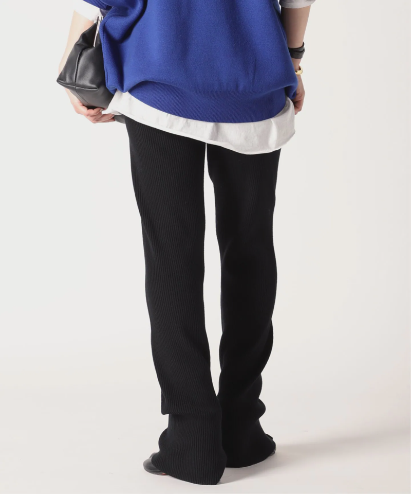 Stretch Wool リブレギンス（AP STUDIO）