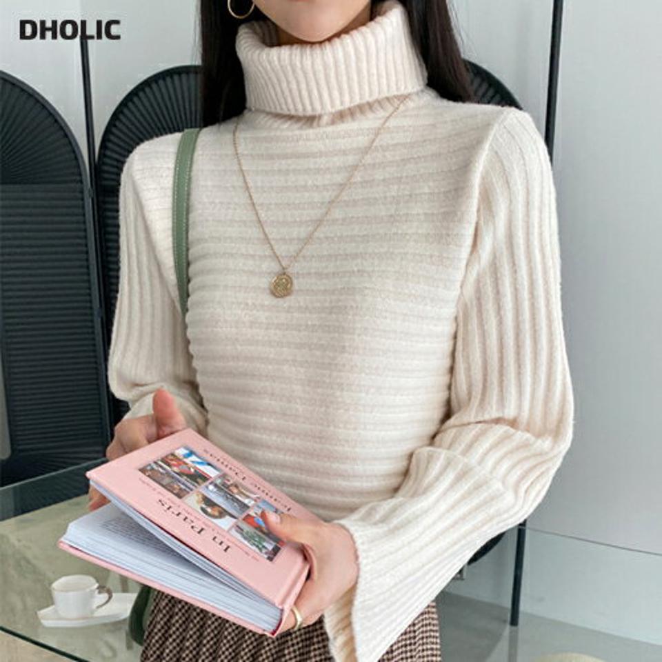 リブクロップドタールネックニット・全6色・t66139 レディース 【tops】韓国ファッション トップス ニット 年上 大人 長袖 タールネック リブ クロップド丈 無地 シンプル カジュアル 細身 フェミニン 上品 ガーリー 秋 冬