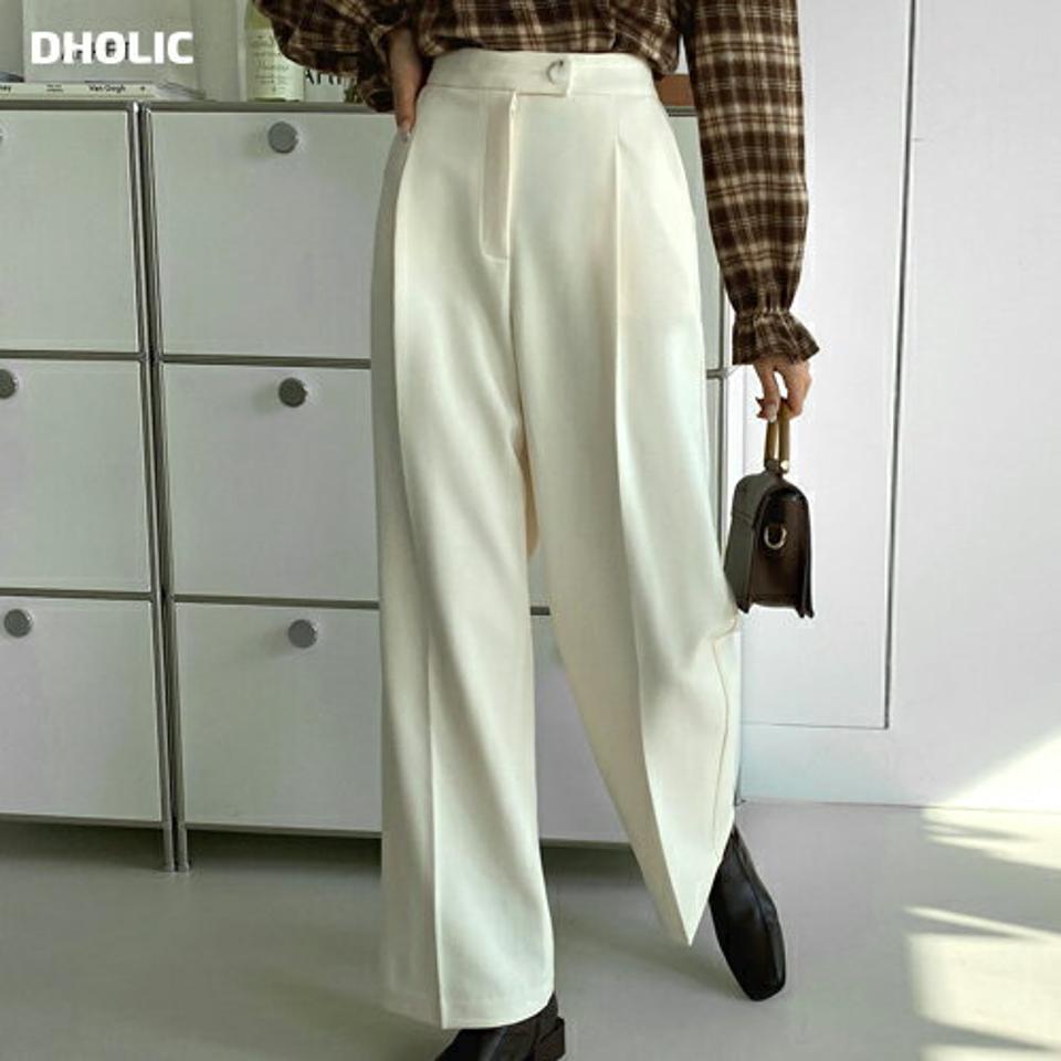 即日配送 裏起毛ハイウエストワイドスラックス・全3色・t65701 レディース 【pt】韓国ファッション ボトムス ロング ロングパンツ スラックスパンツ スラックス 裏起毛 ハイウエスト ワイド 無地 ベーシック ロング丈 シンプル 体型カバー 足長 美脚 秋 冬