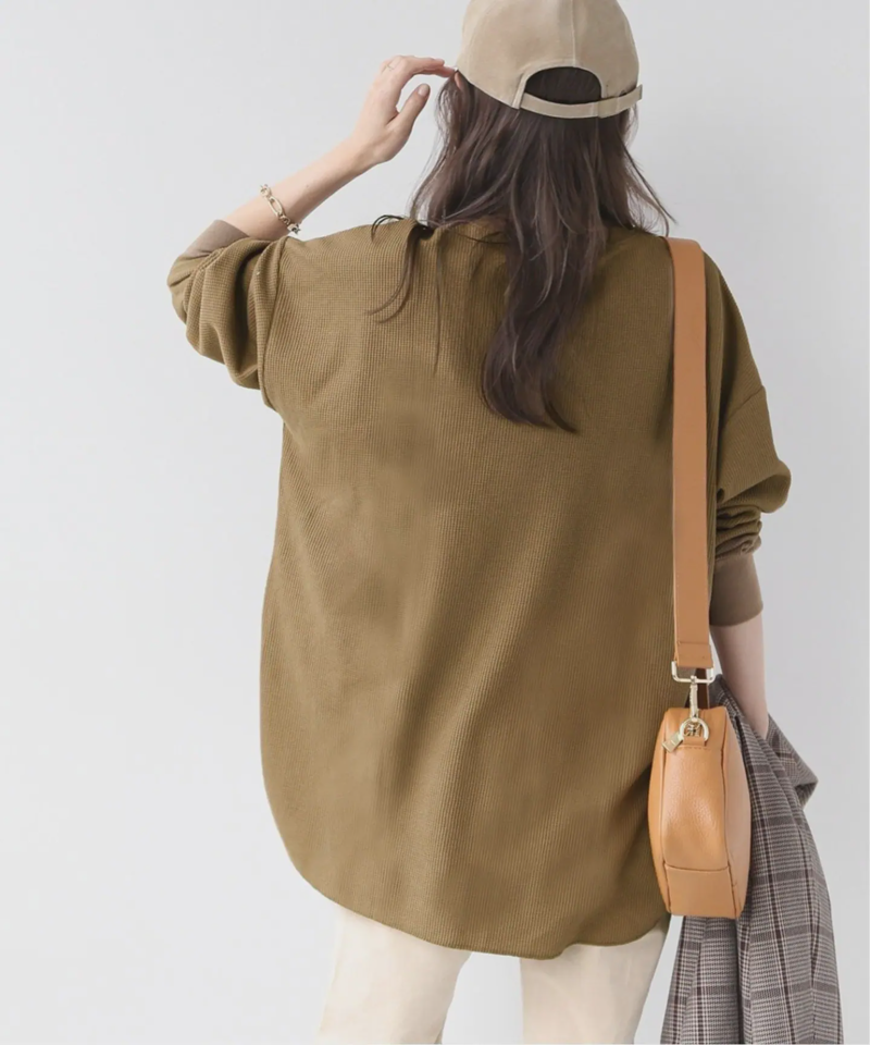 《追加2》TCワッフルオーバーサイズロングスリーブTシャツ◆（JOURNAL STANDARD relume）
