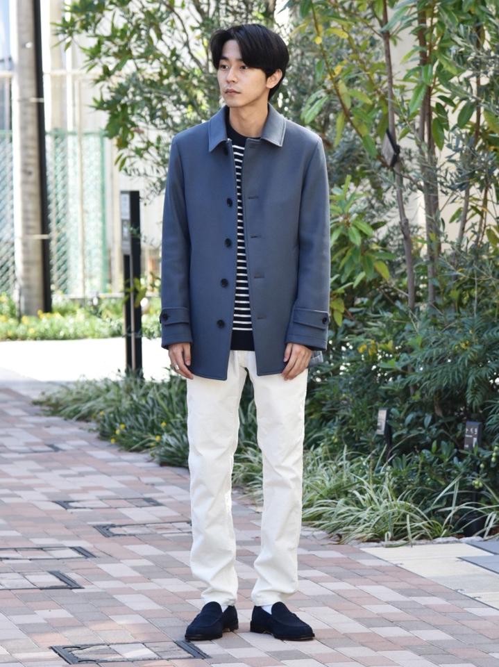 SHIPS: スーパー160'S メリノウール メルトン シングル ピーコート 21FW