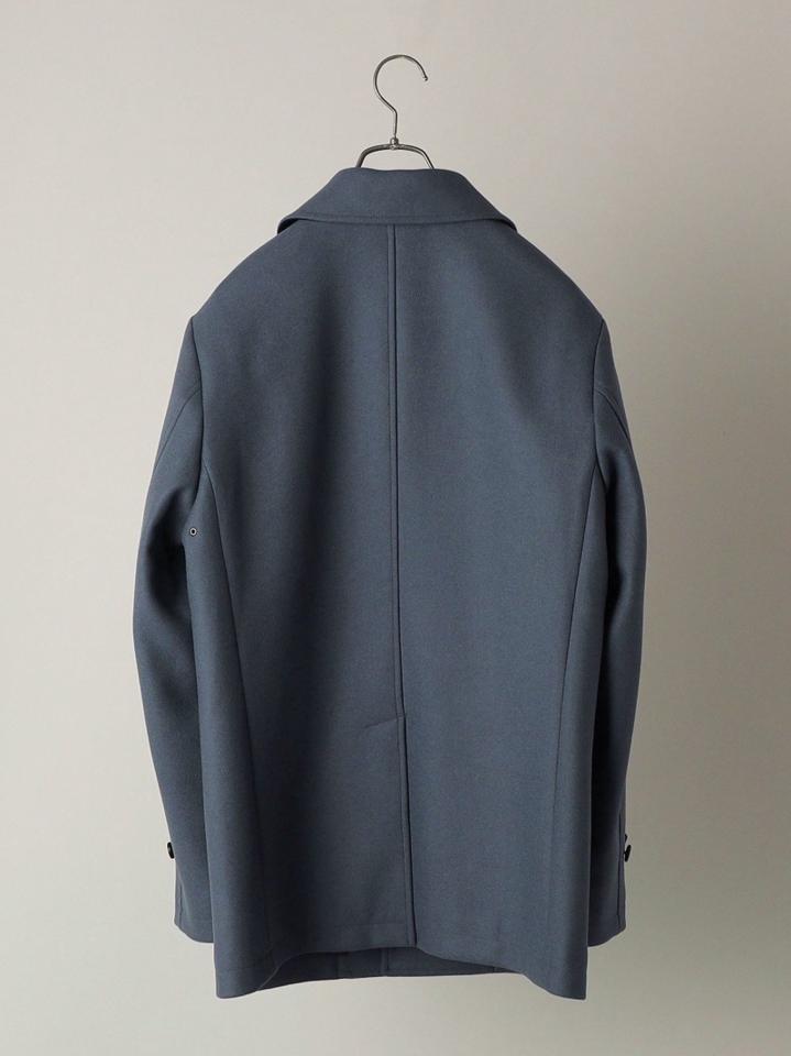 SHIPS: スーパー160'S メリノウール メルトン シングル ピーコート 21FW