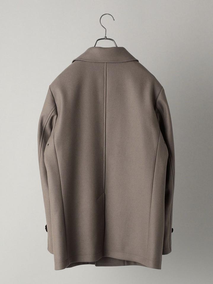 SHIPS: スーパー160'S メリノウール メルトン シングル ピーコート 21FW