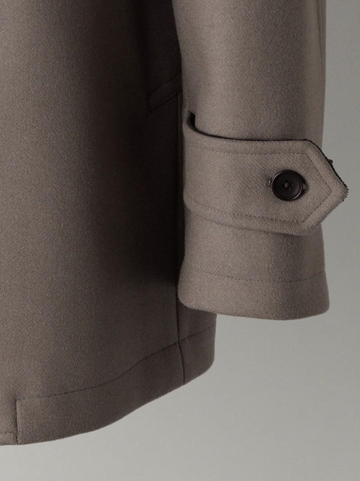 SHIPS: スーパー160'S メリノウール メルトン シングル ピーコート 21FW