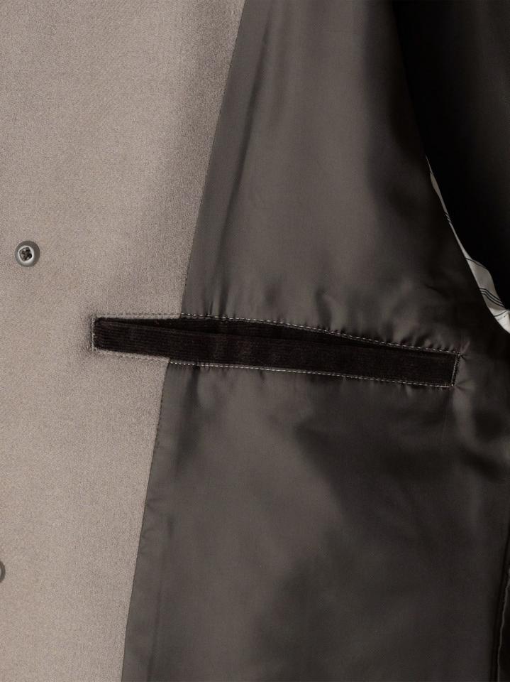 SHIPS: スーパー160'S メリノウール メルトン シングル ピーコート 21FW