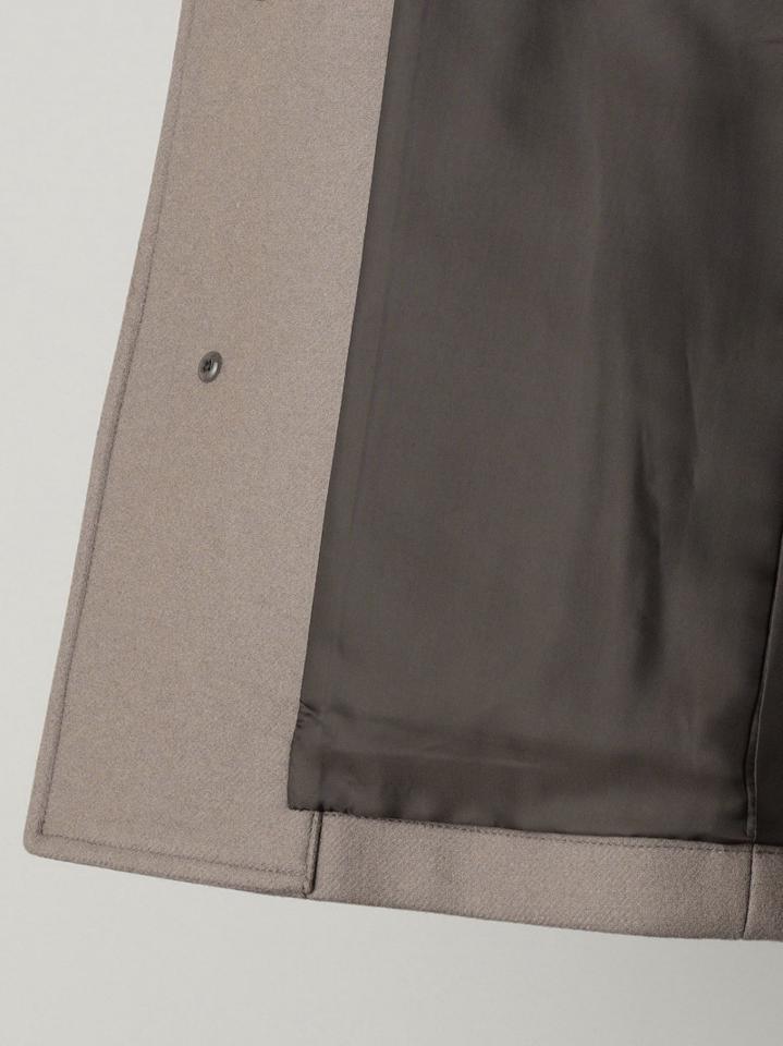 SHIPS: スーパー160'S メリノウール メルトン シングル ピーコート 21FW