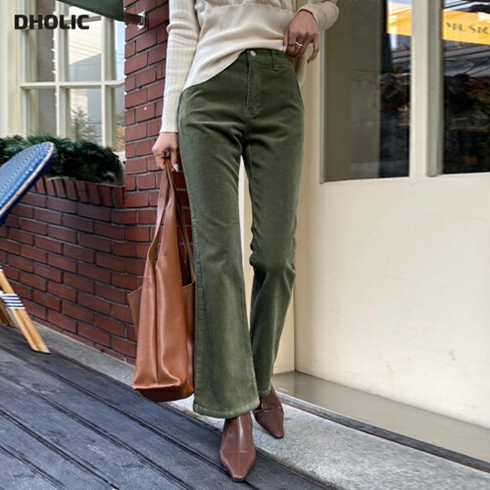 【大感謝祭特価】コーデュロイフレアパンツ・全4色・t58448 レディース 【pt】韓国ファッション ボトムス ロング ロングパンツ コーデュロイ フレアパンツ ロング丈 ストレート ハイウエスト シンプル 足長 美脚 クリスマス カジュアル カラーパンツ 秋 冬 人気 セール