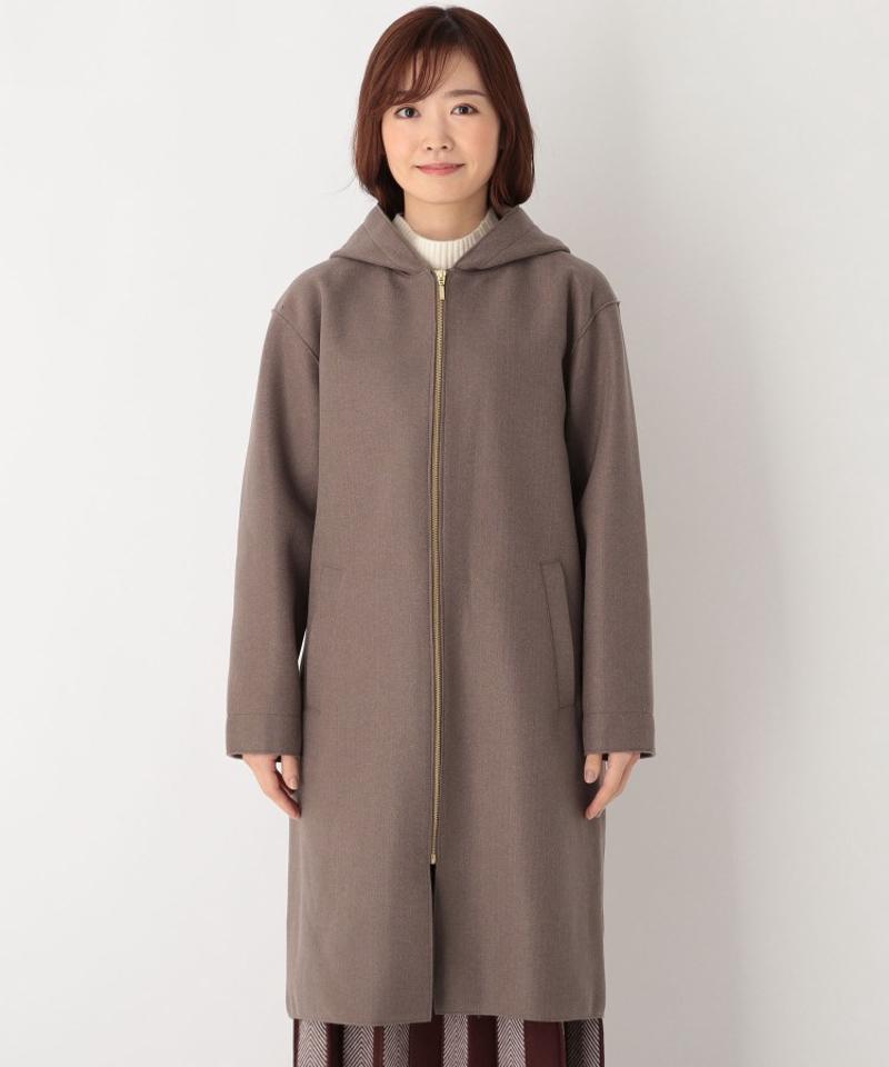 裏リブフーデットコート