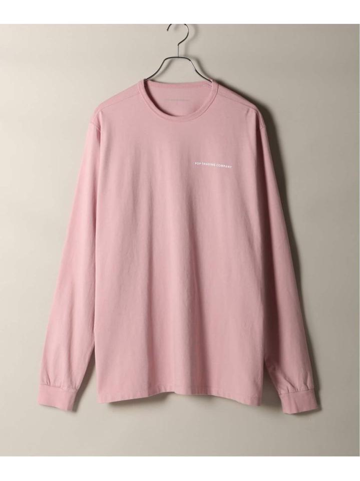 【POP TRADING COMPANY / ポップトレーディングカンパニー】logo longsleeve t-sh