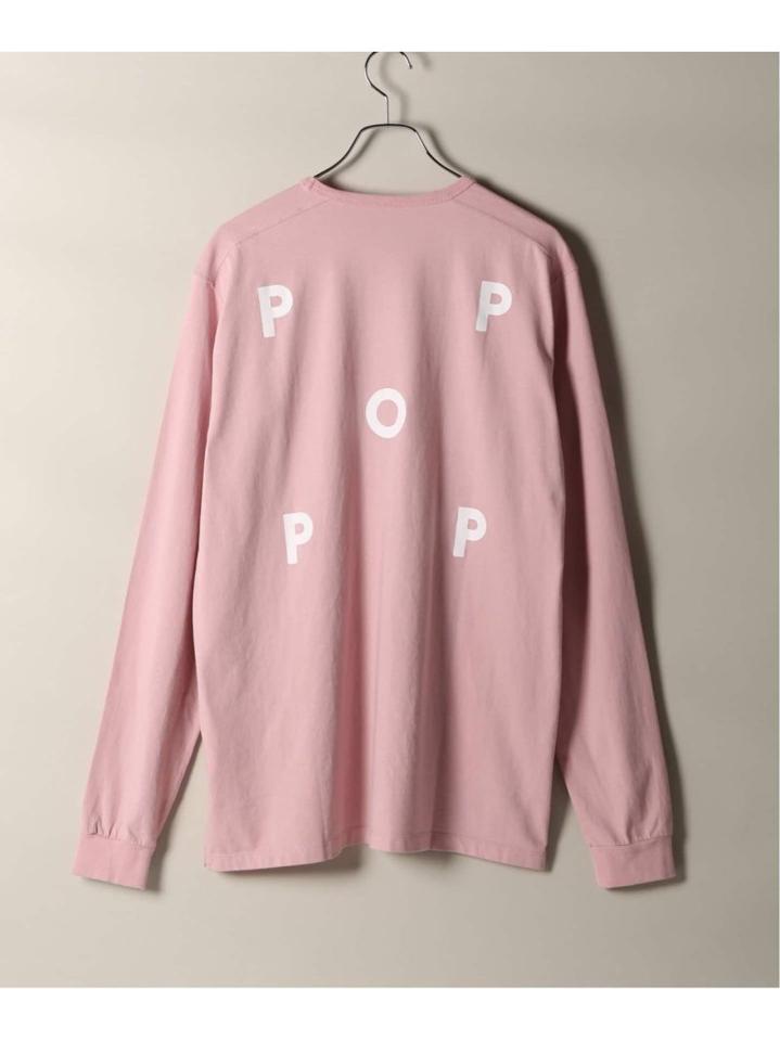 【POP TRADING COMPANY / ポップトレーディングカンパニー】logo longsleeve t-sh