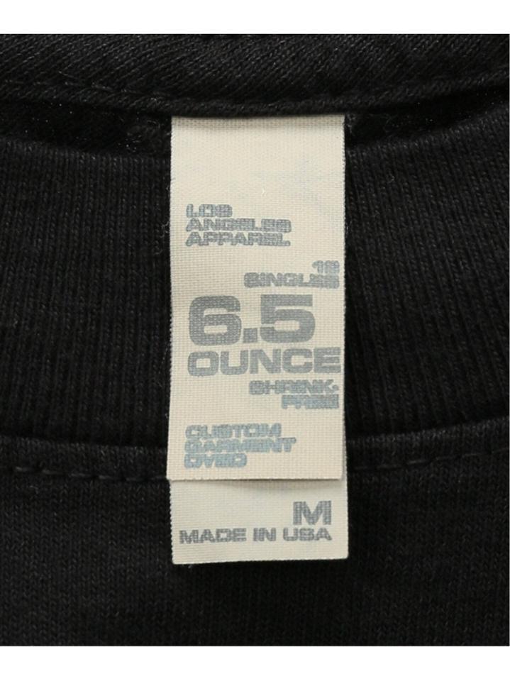 【LA APPAREL / ロサンゼルスアパレル】6.5oz Garment Dye Crew Neck L（Oriens JOURNAL STANDARD）