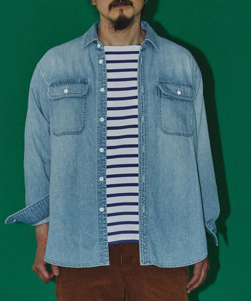 【Attick by Johnbull】デニムワークシャツ
